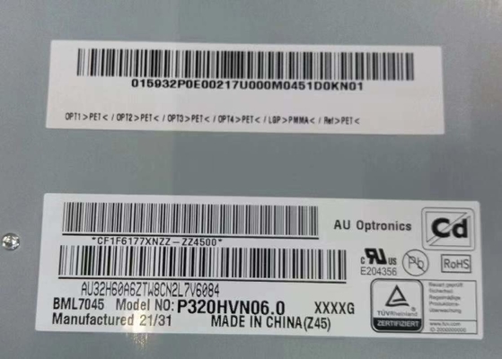 Mua AUO 32INCH Digital Signage LCD Panel P320HVN06.0 1920*1080Pixels 69PPI 4000 1 Tỷ lệ tương phản 51P LCM online manufacture
