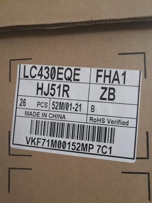 Giá tốt. LC430EQE FHA1 màn hình truyền hình LED, 3840 * 2160 pixel màn hình truyền hình LED trực tuyến