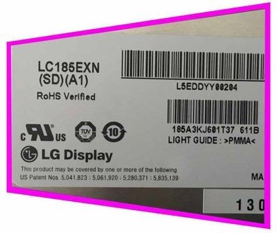 Giá tốt. Tấm nền màn hình LCD TV LG 18.5 inch với độ sáng 300cd/m2 và màn hình TFT-LCD hiển thị 16.7 triệu màu trực tuyến