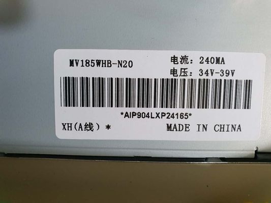 BOE 18.5 Inch LCD Display Panel với 1366x768 pixel và 30 Pin Connector TFT-LCD Module