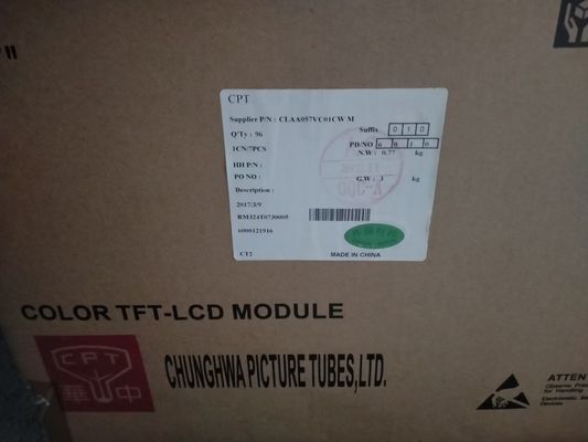 Giá tốt. 5.7 Inch 40 Pin Industrial LCD Display Panel với 220 cd / m2 Độ sáng và độ phân giải 640x480 trực tuyến